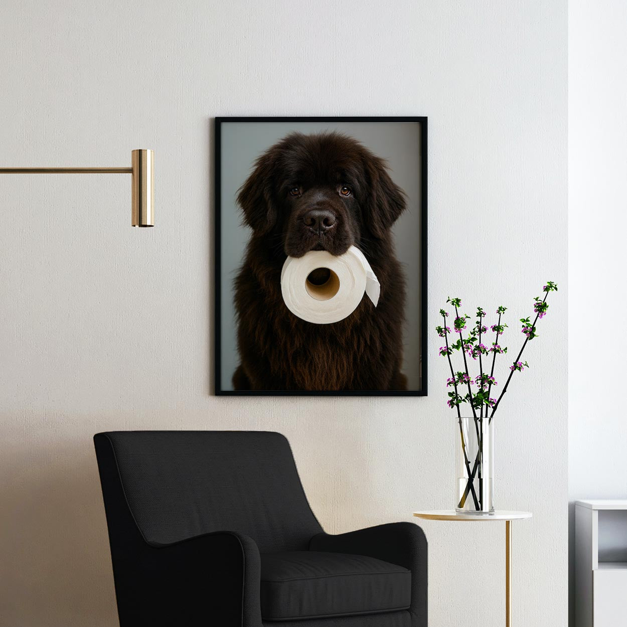 Newfoundland Dog Toilet Paper