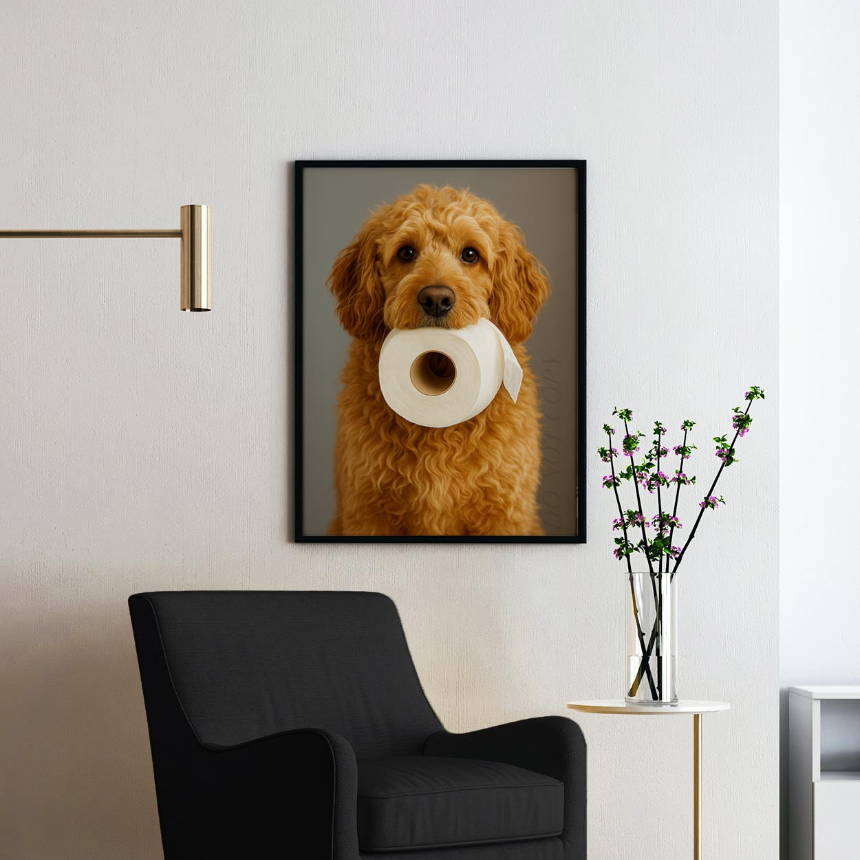 Cockapoo Dog Toilet Paper