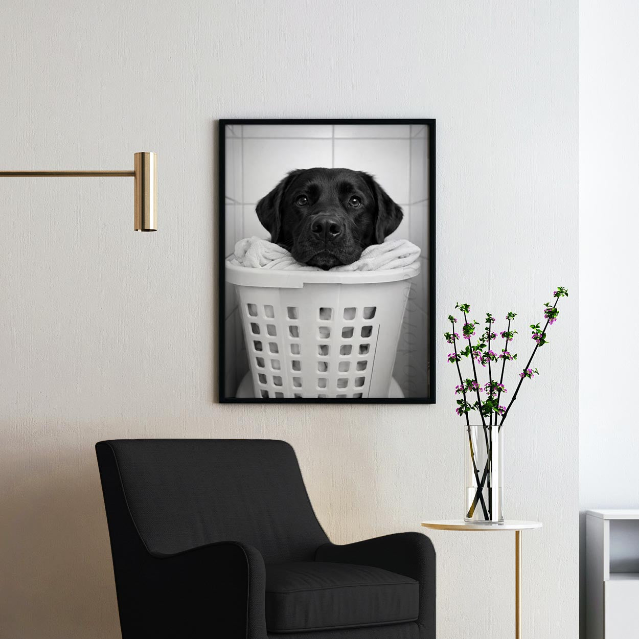 Black Labrador Dog Laundry