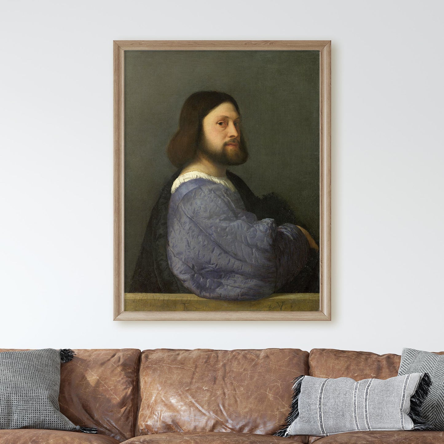 A Man with a Quilted Sleeve (Ariosto) by Titian