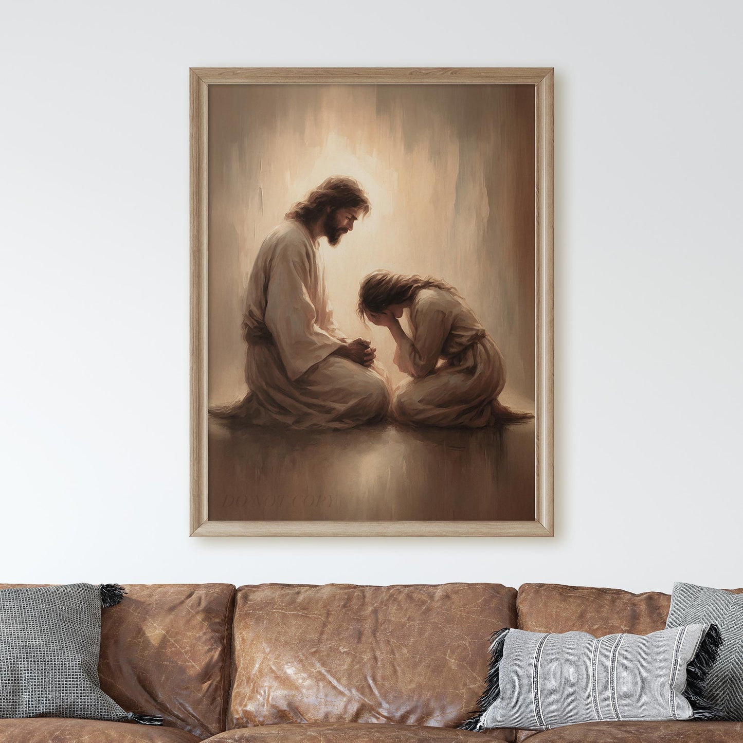 Jesus Christ And Young Girl