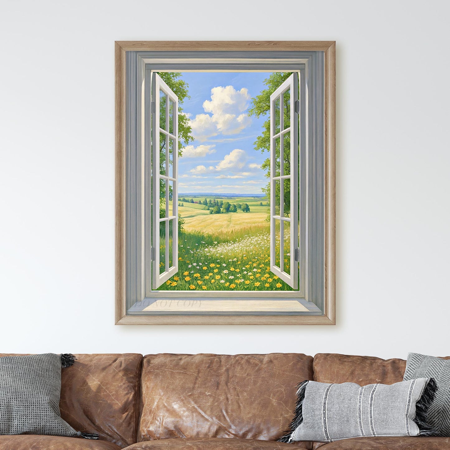 Open Window To The Countryside