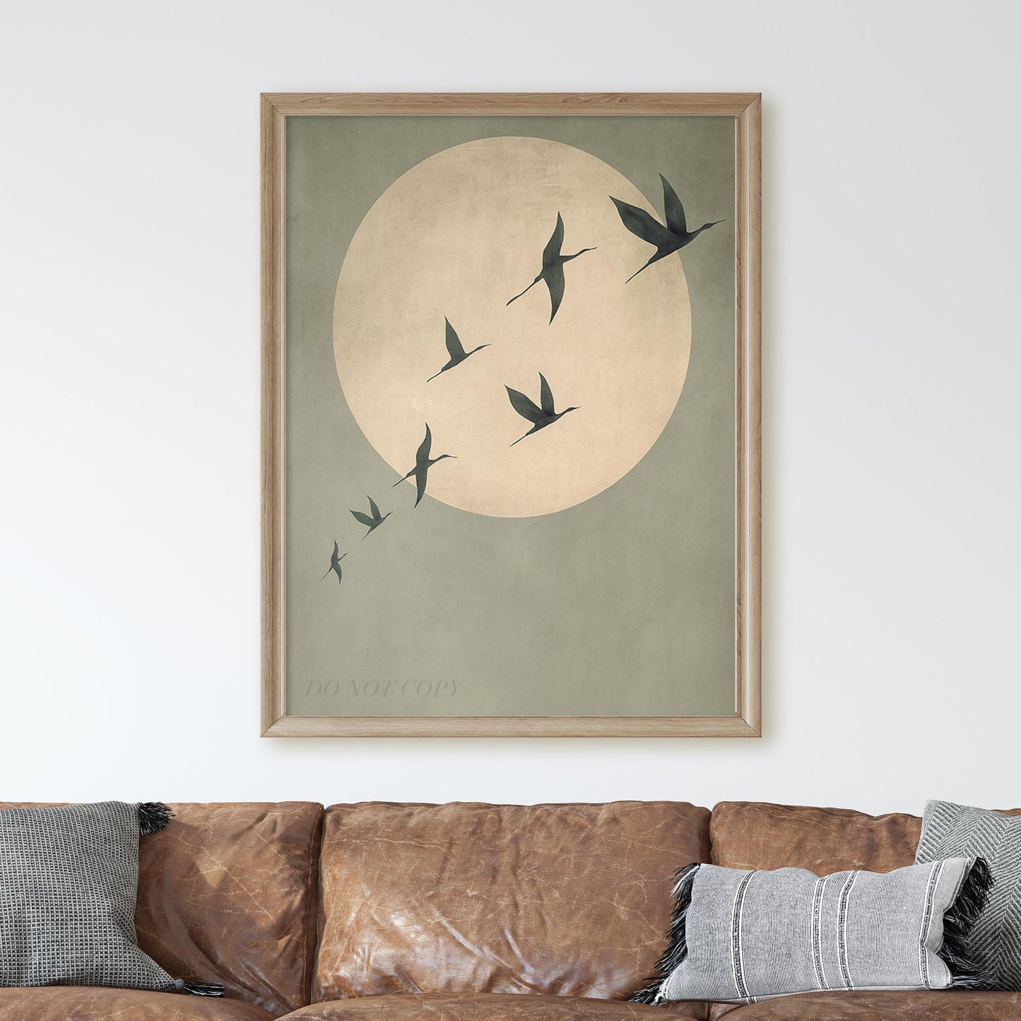 Birds Over Japandi Sun