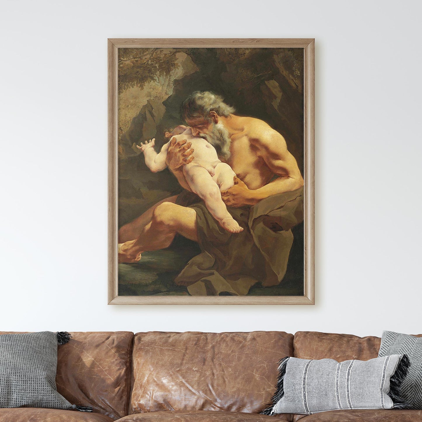 Saturn Devouring His Son by Giulia Lama