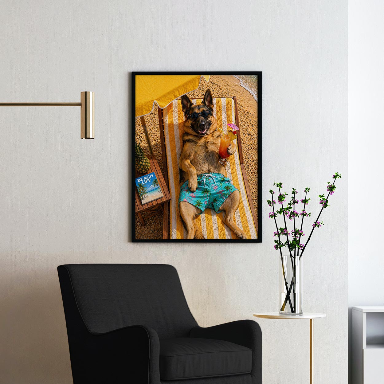 German Shepherd - Beach Life 2