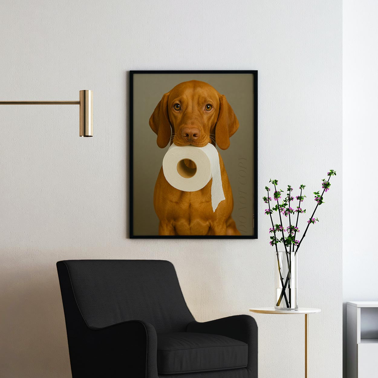 Vizsla Dog Toilet Paper