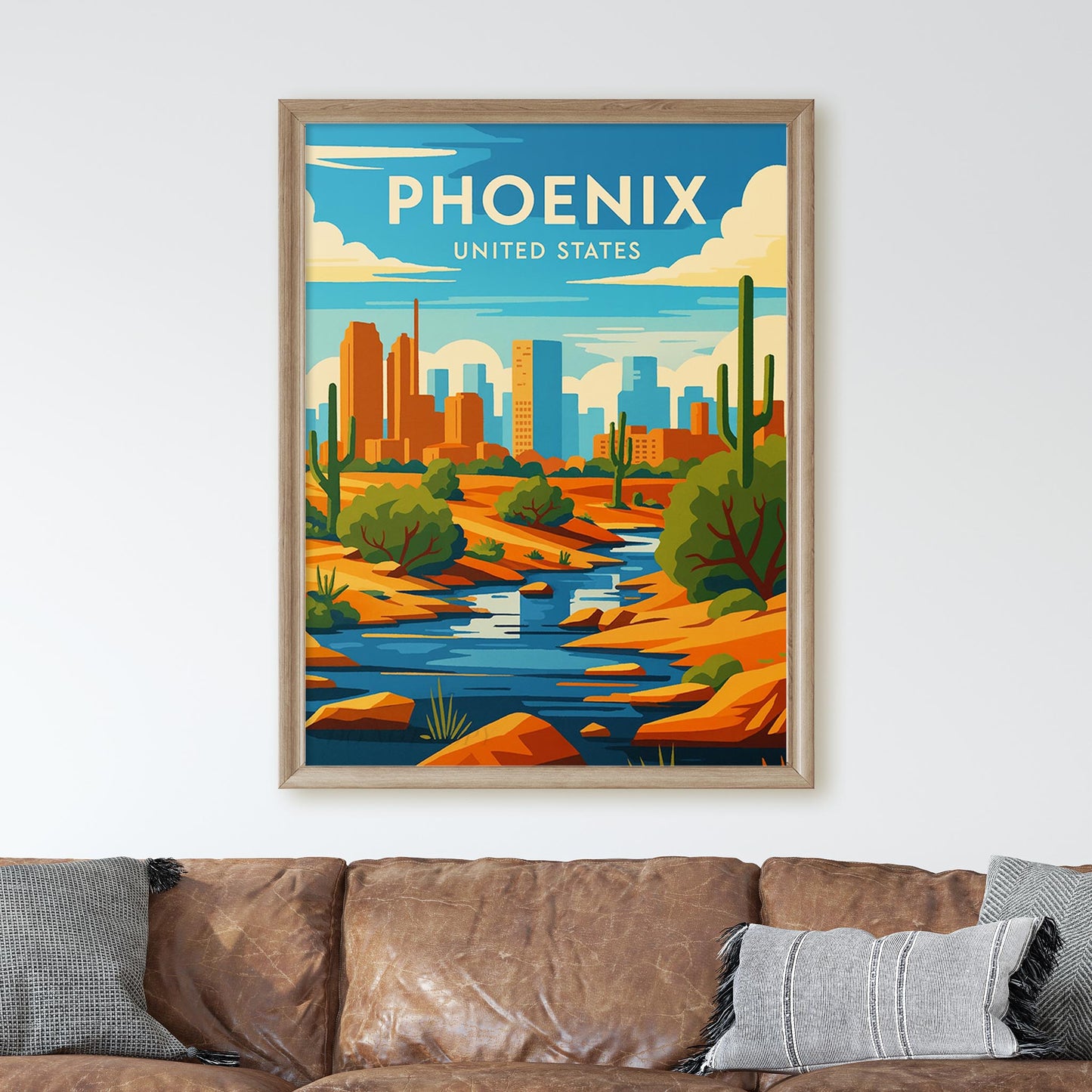 Phoenix Vintage Travel Poster