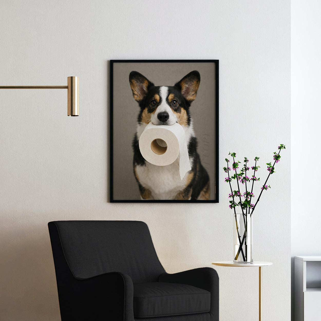 Cardigan Welsh Corgi Dog Toilet Paper