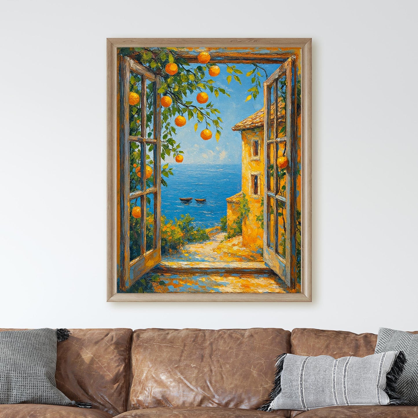 Open Window To The Sea Henri Matisse Style