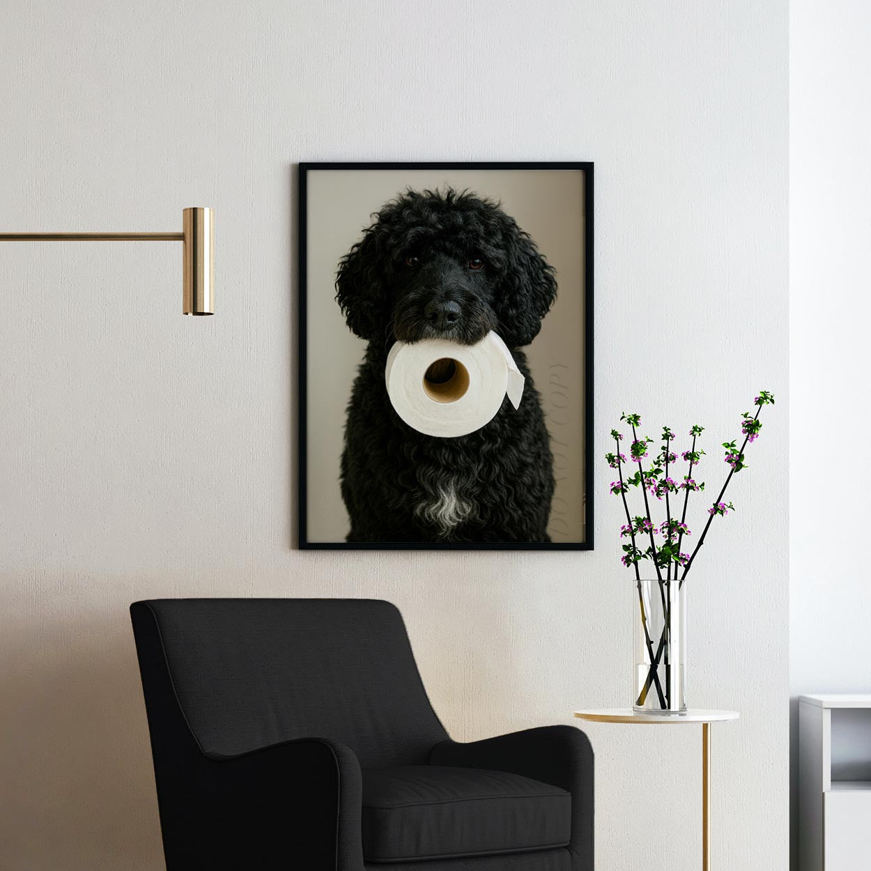Portuguese Water Dog Toilet Paper