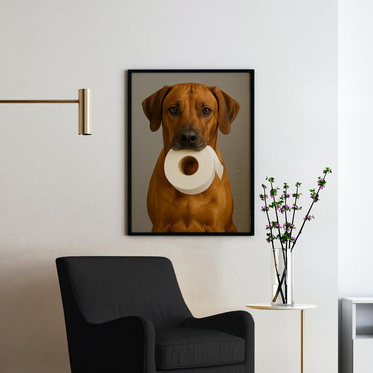 Rhodesian Ridgeback Dog Toilet Paper