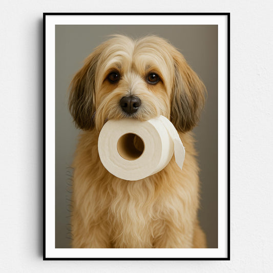 Havanese Dog Toilet Paper