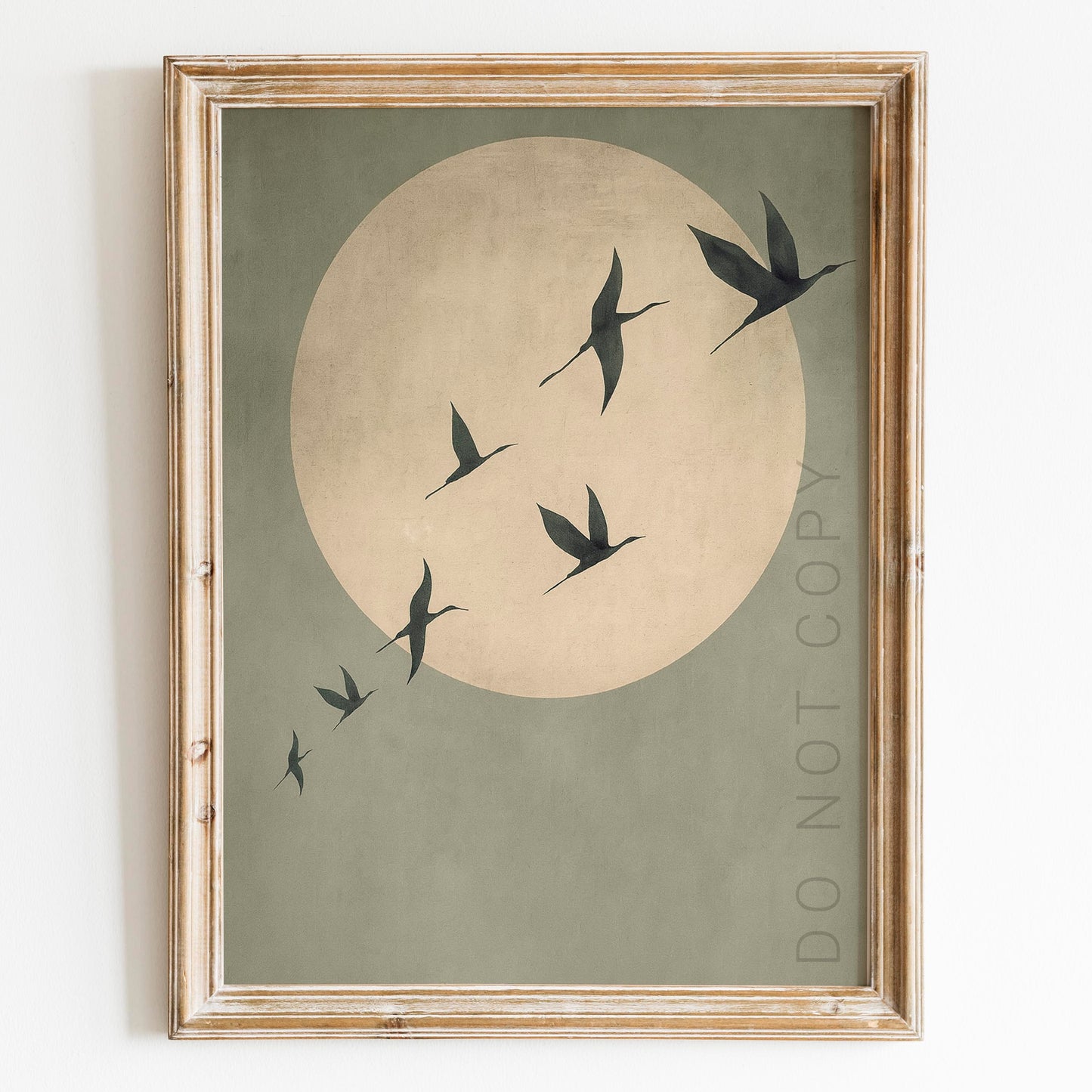 Birds Over Japandi Sun