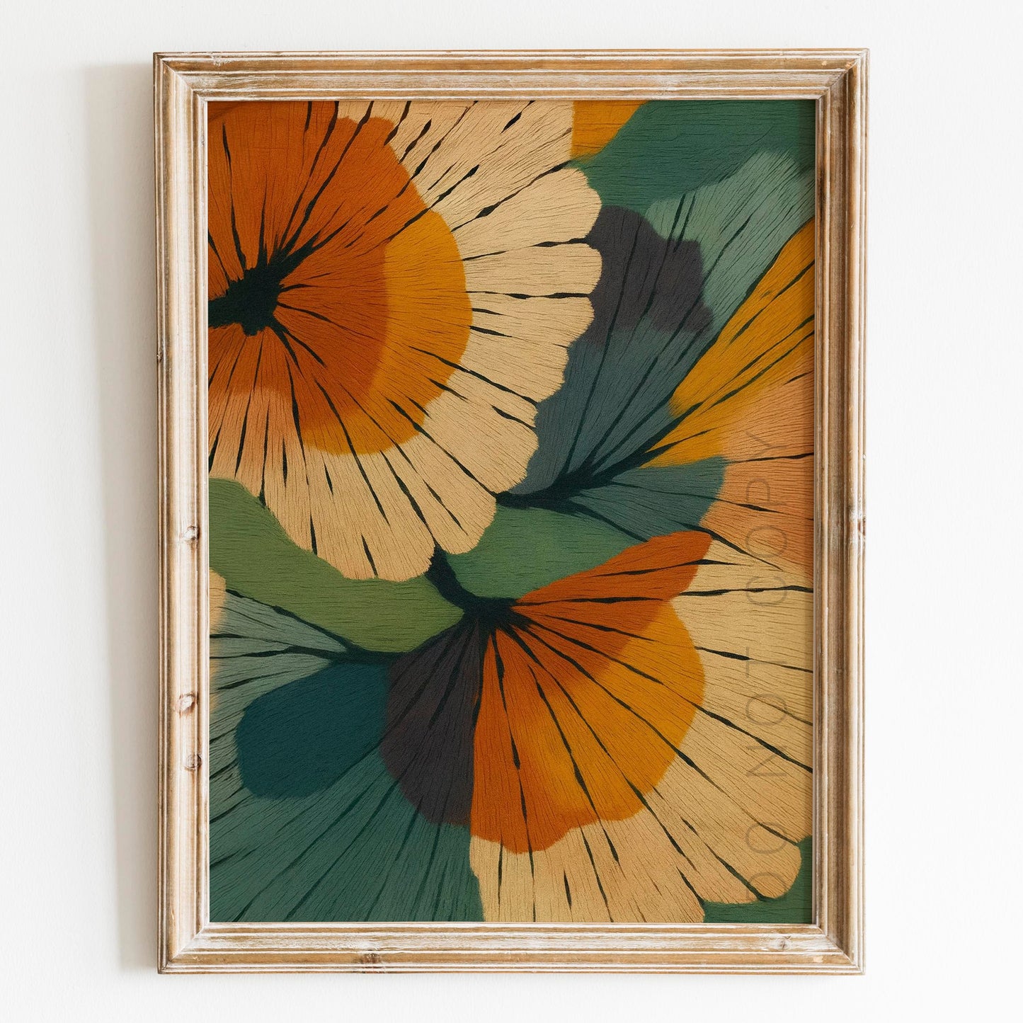 Abstract Botanicals Modern Flower