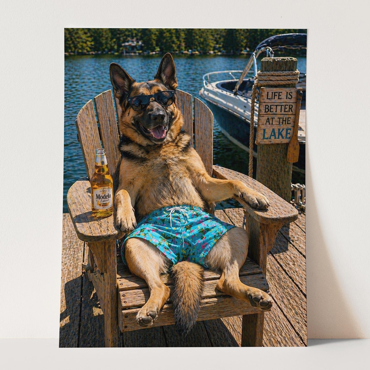 German Shepherd - Life At The Lake