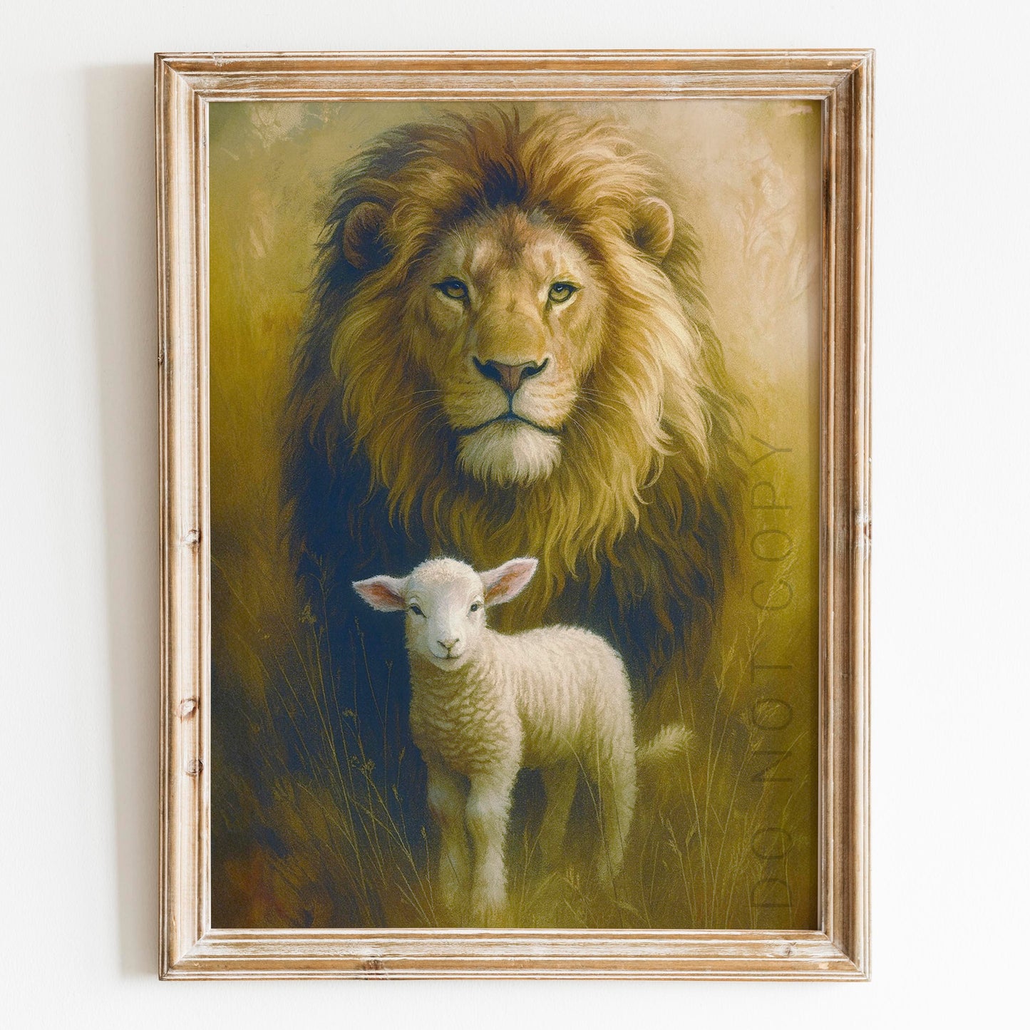 The Lion And The Lamb Jesus Christ