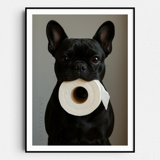 French Bulldog Toilet Paper