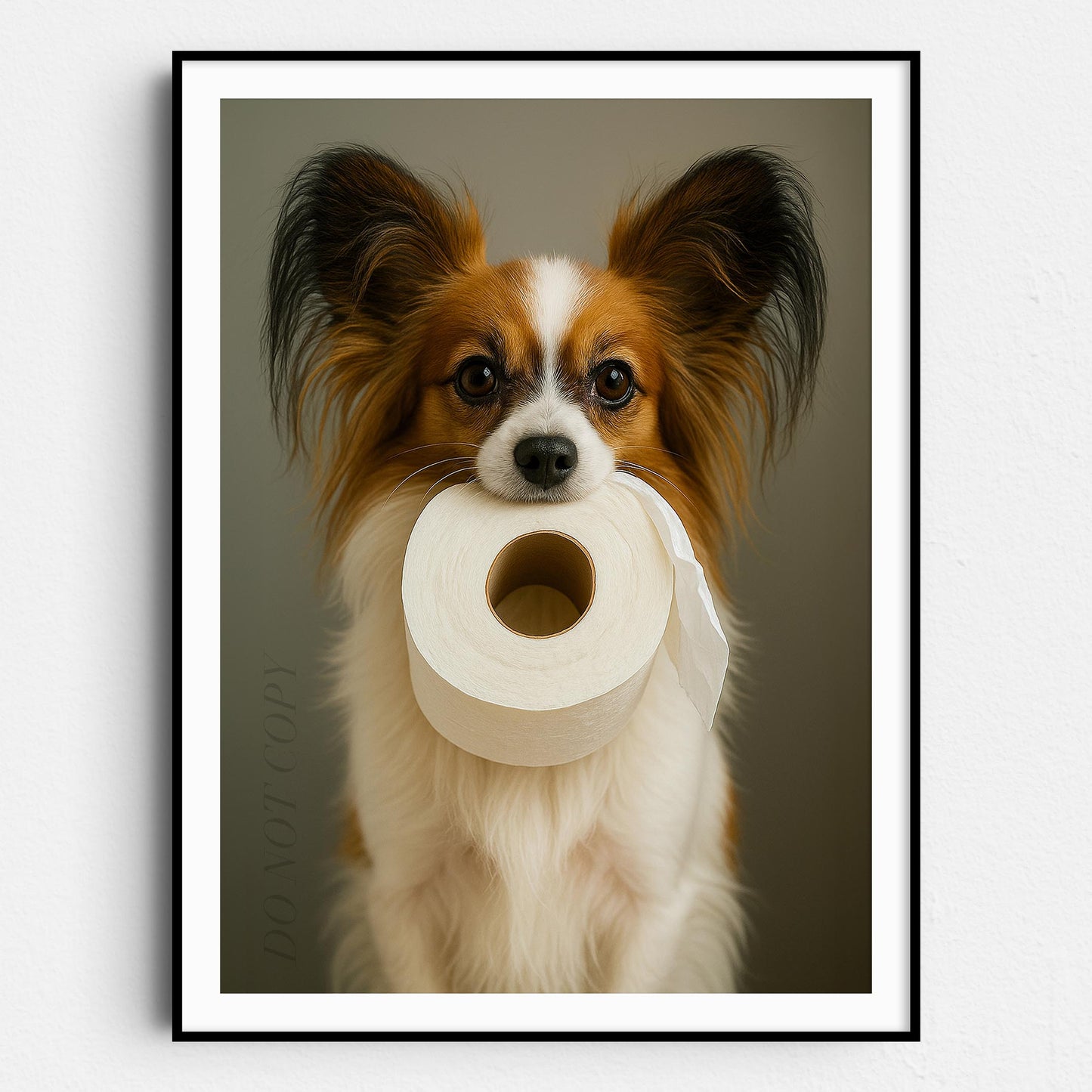 Papillon Dog Toilet Paper