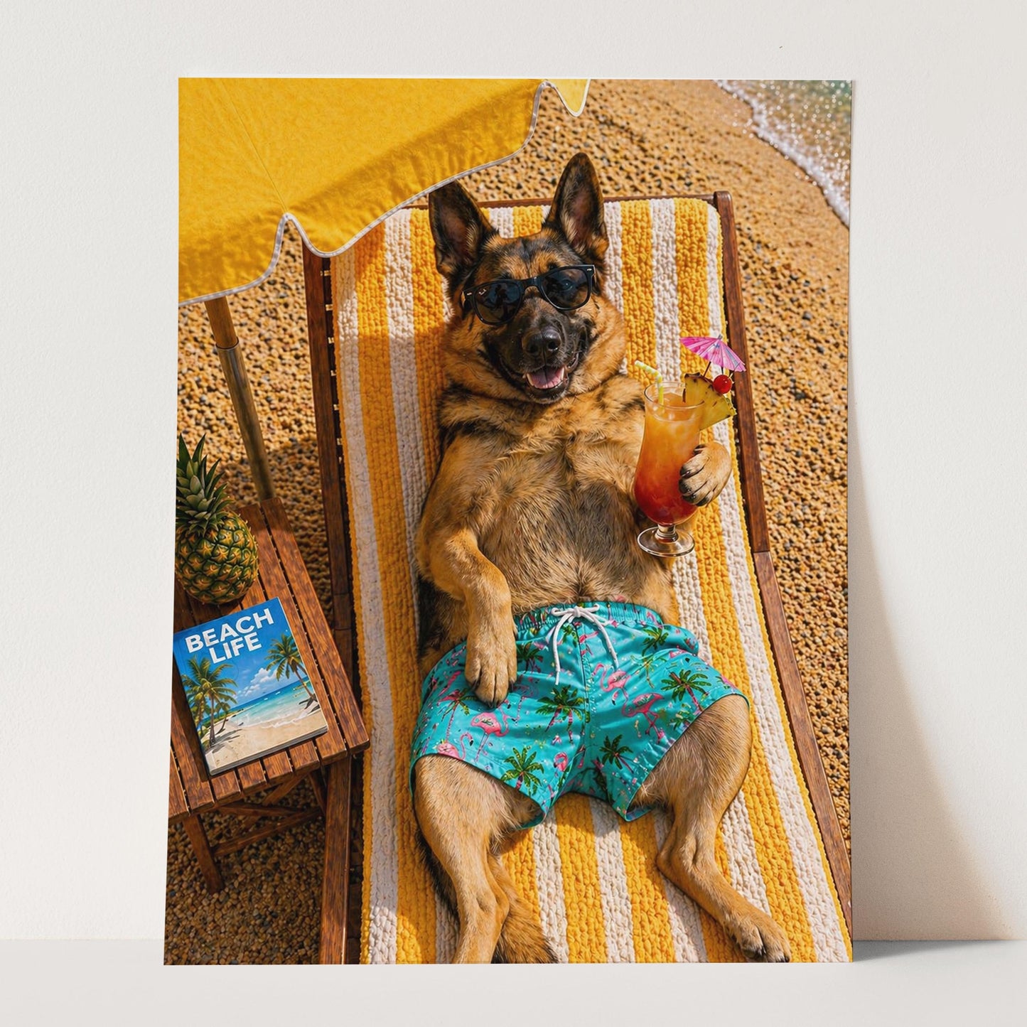 German Shepherd - Beach Life 2