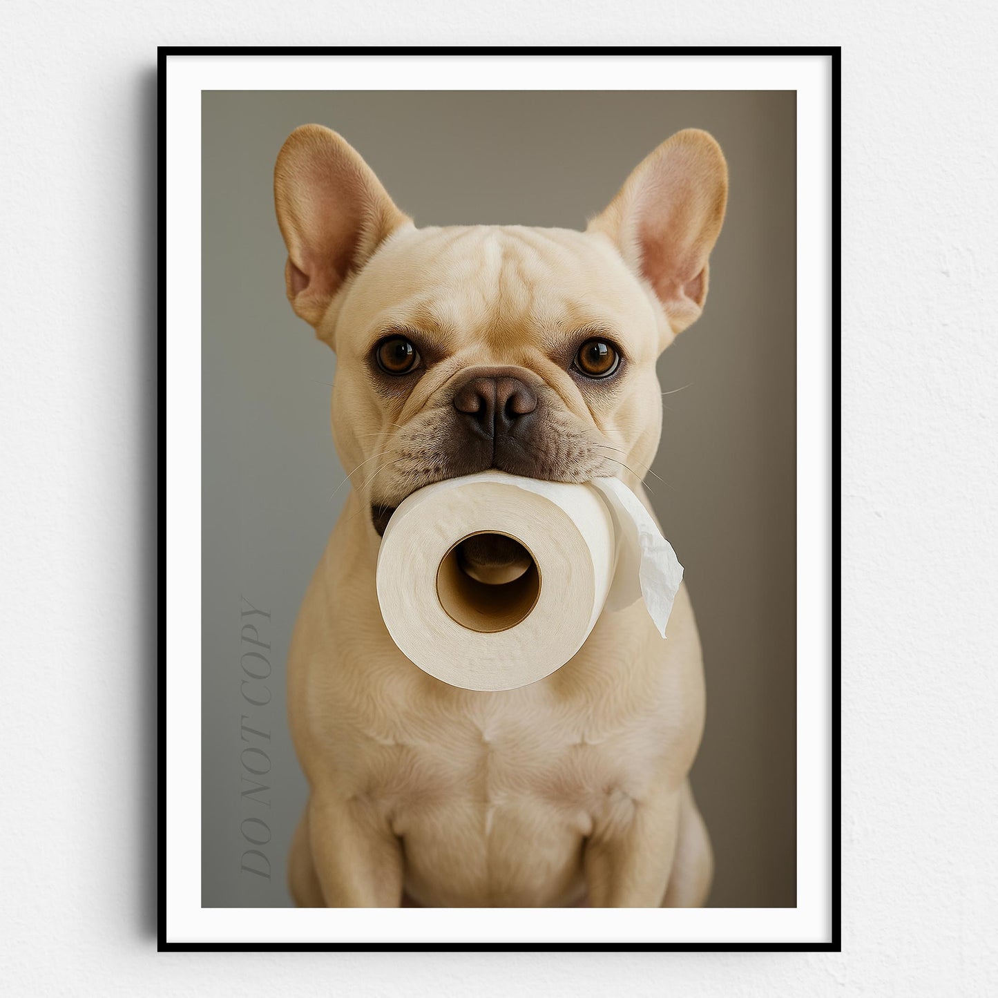 French Bulldog Toilet Paper III