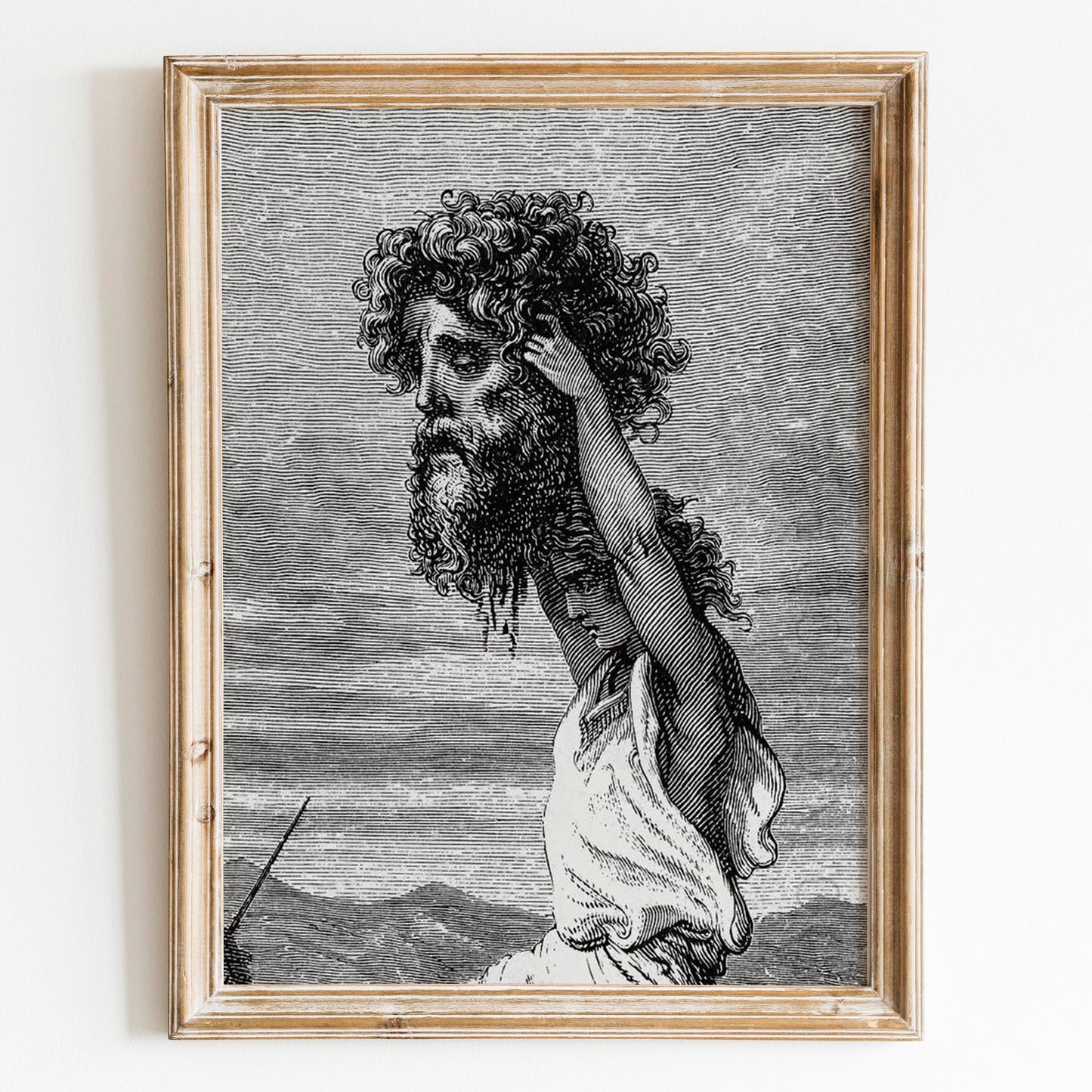 David Slays Goliath by Gustave Dore