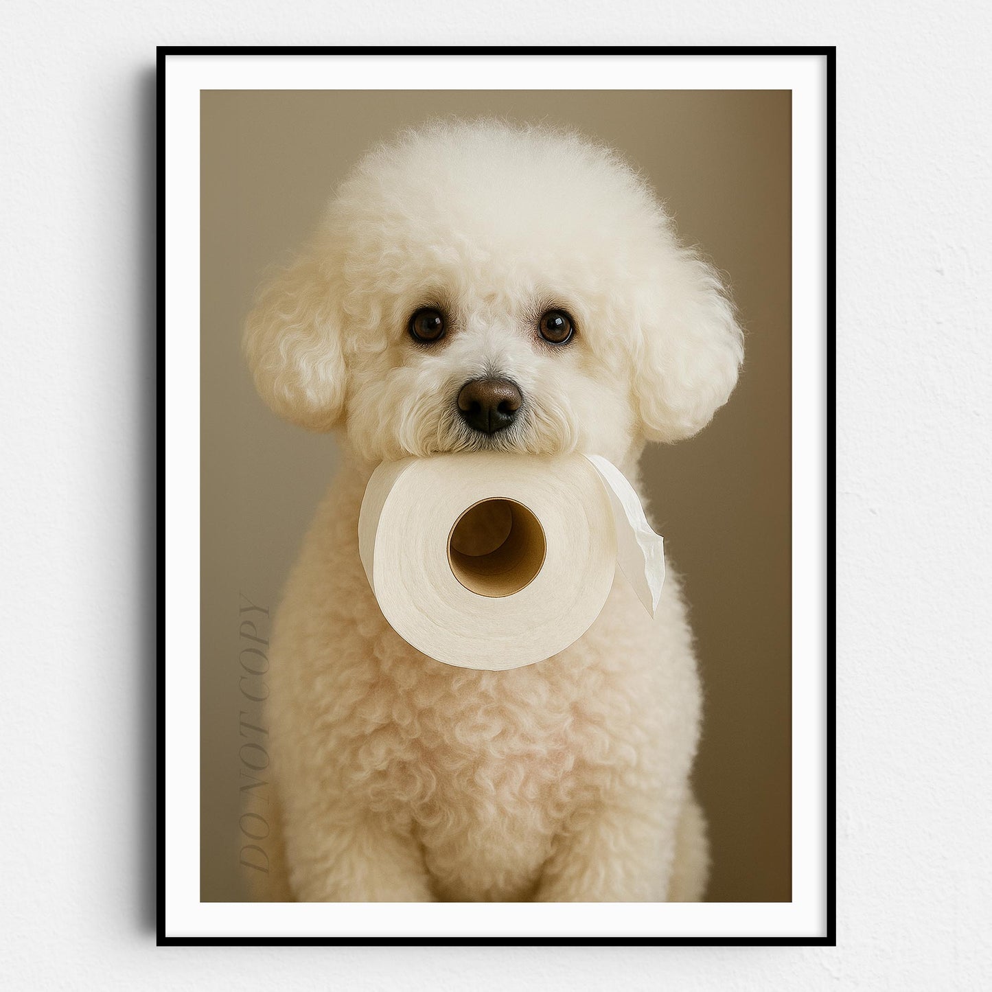 Bichon Frisé Dog Toilet Paper