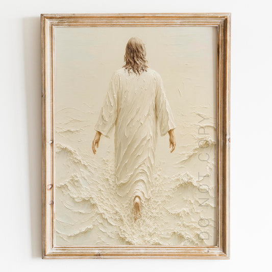 Jesus Christ Walking On Water