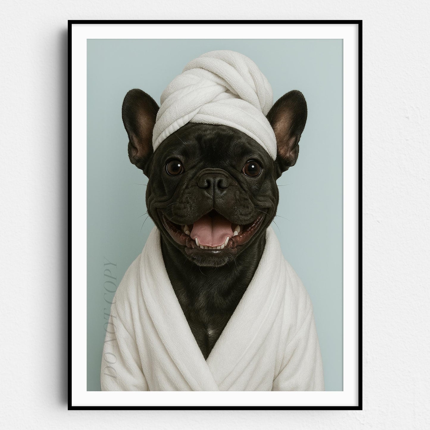 French Bulldog Bath Towel