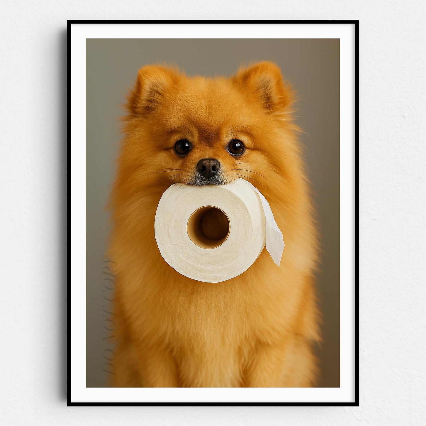 Pomeranian Dog Toilet Paper