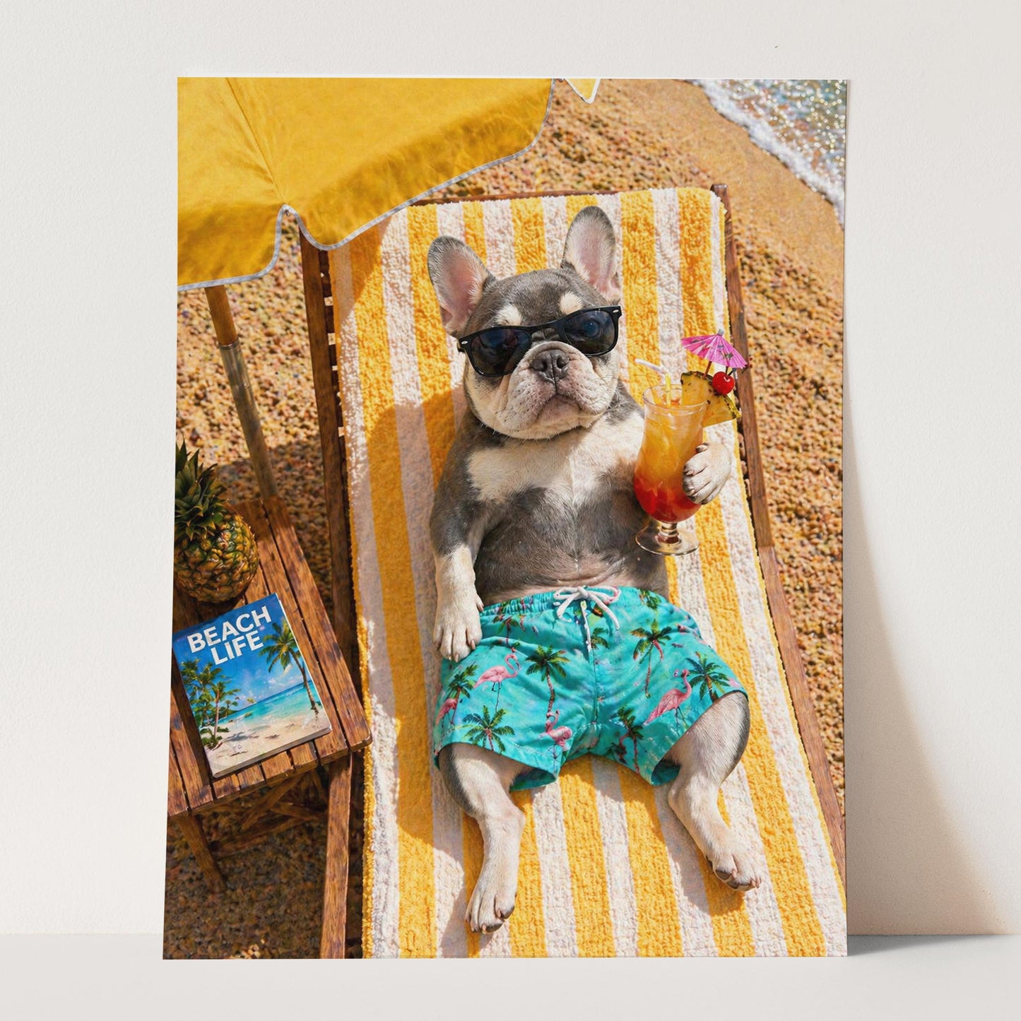 French Bulldog - Beach Life 3