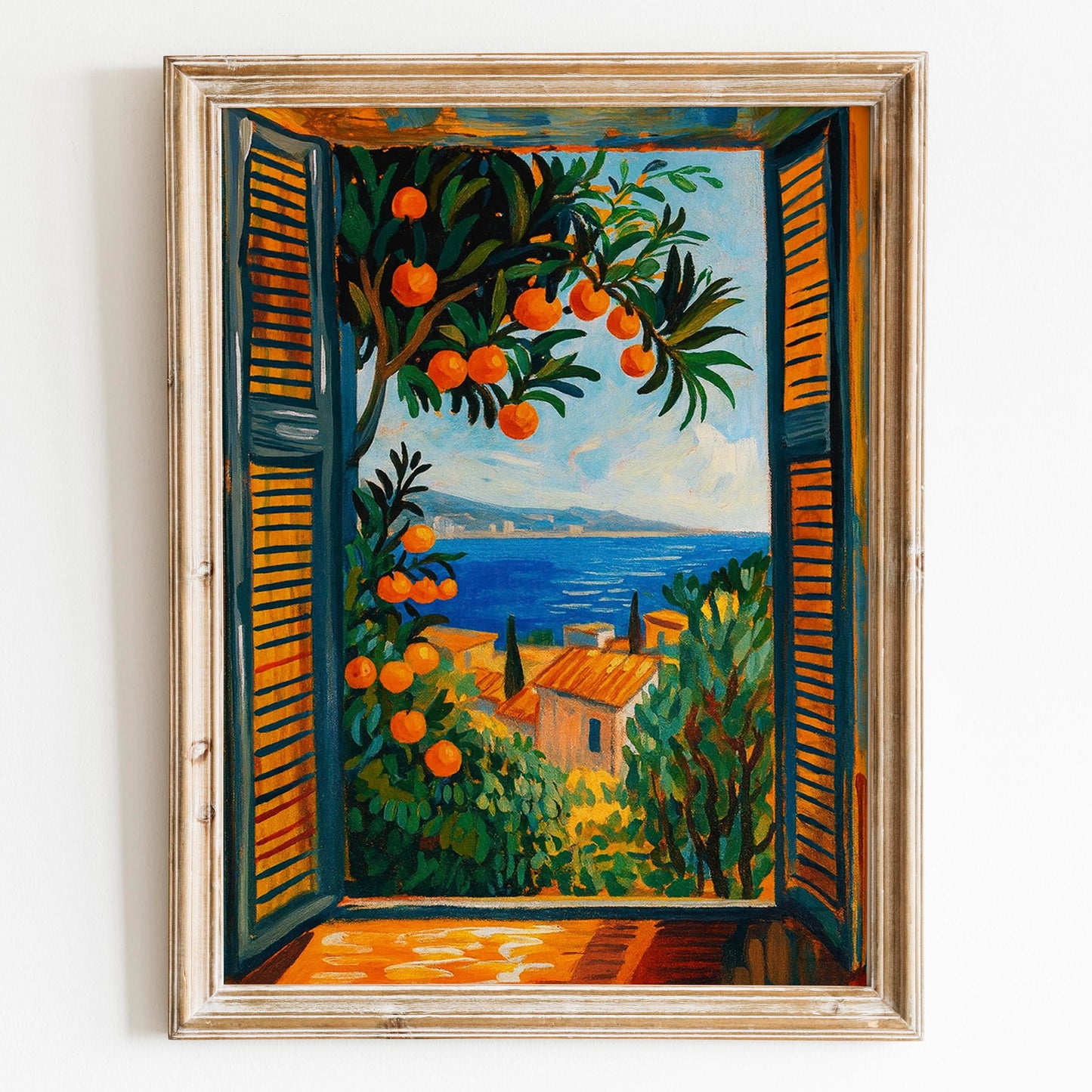 Open Window To The Mediterranean Sea