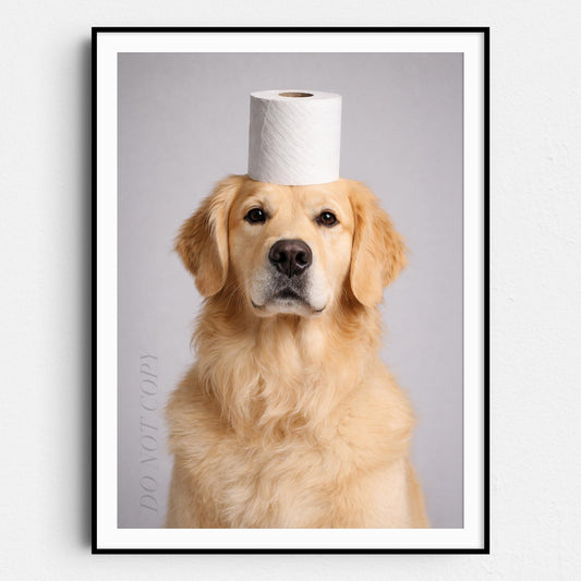 Golden Retriever Toilet Paper