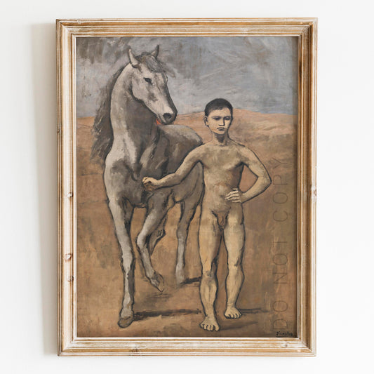 Boy Leading a Horse 1905 by Pablo Picasso