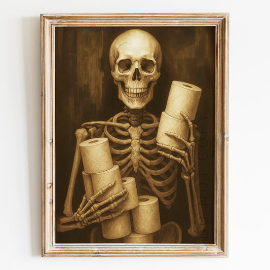 Skeleton Toilet Paper