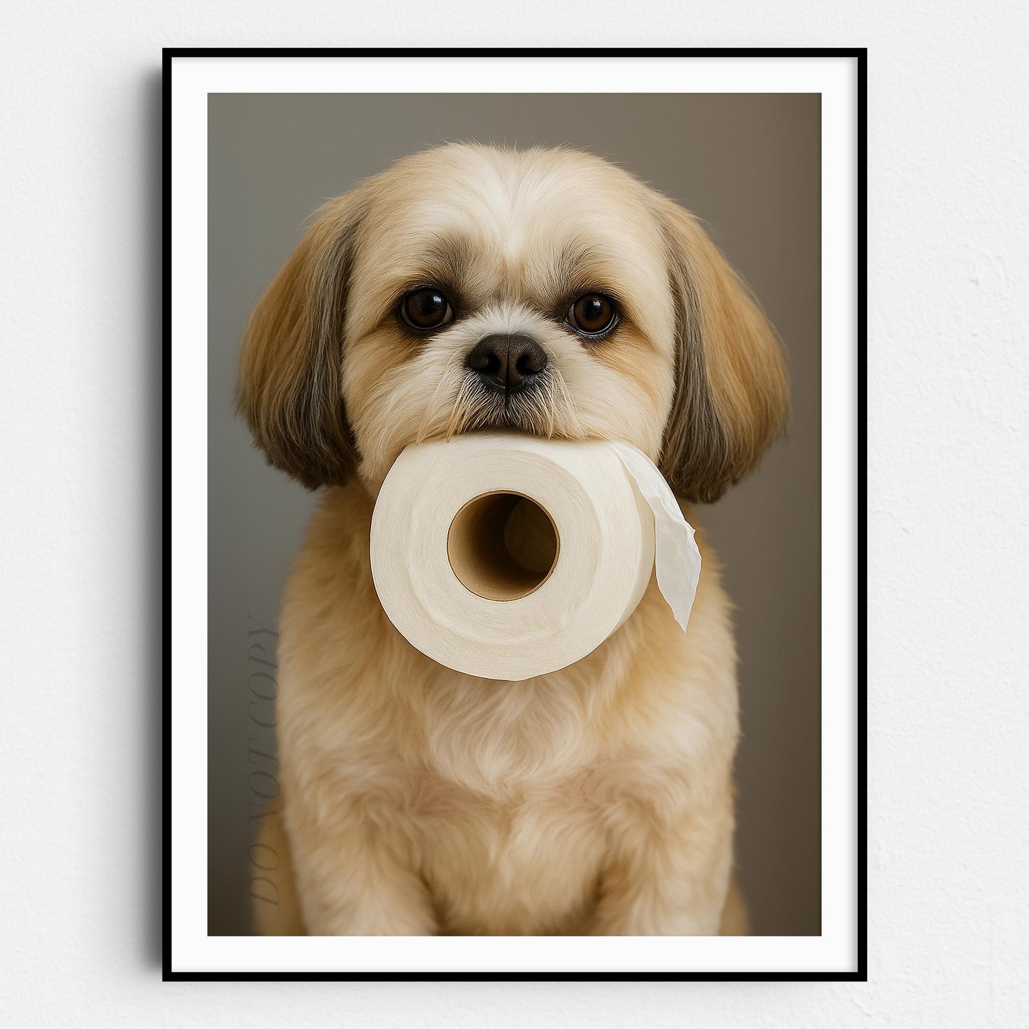 Shih Tzu Dog Toilet Paper
