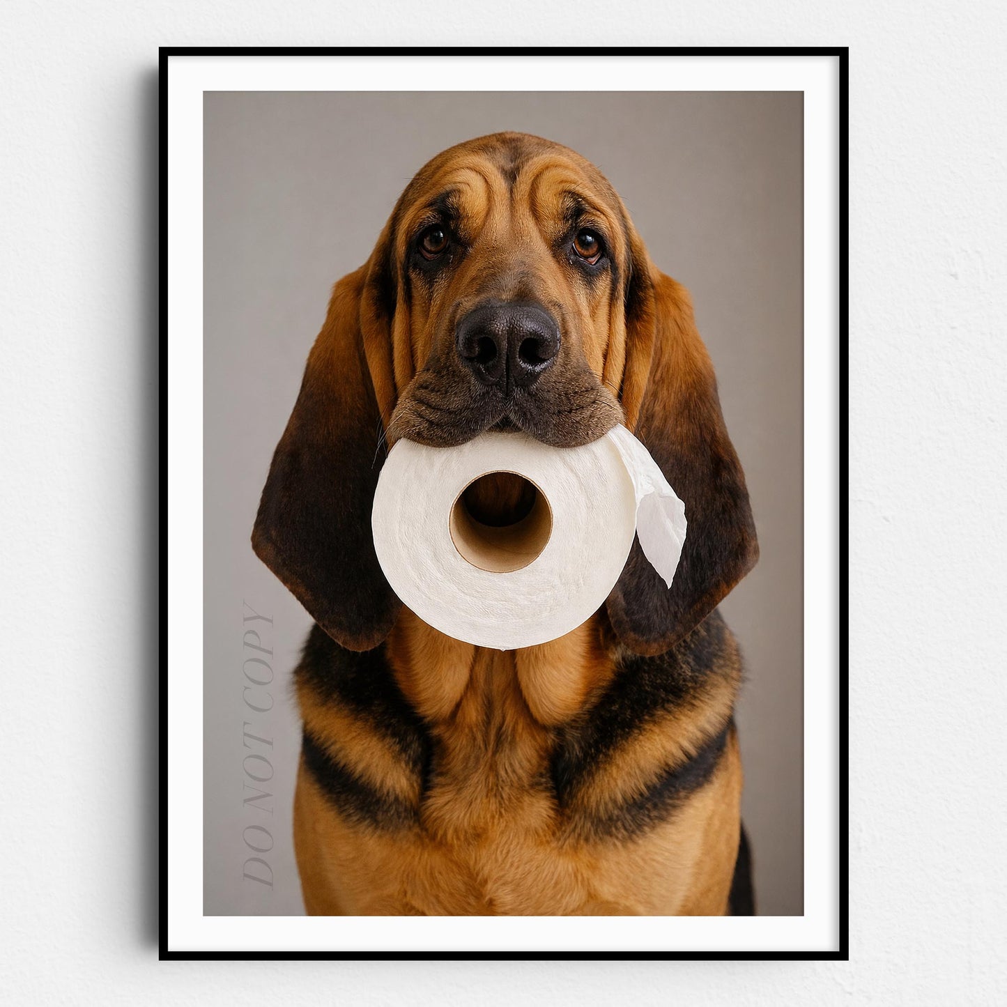 Bloodhound Dog Toilet Paper