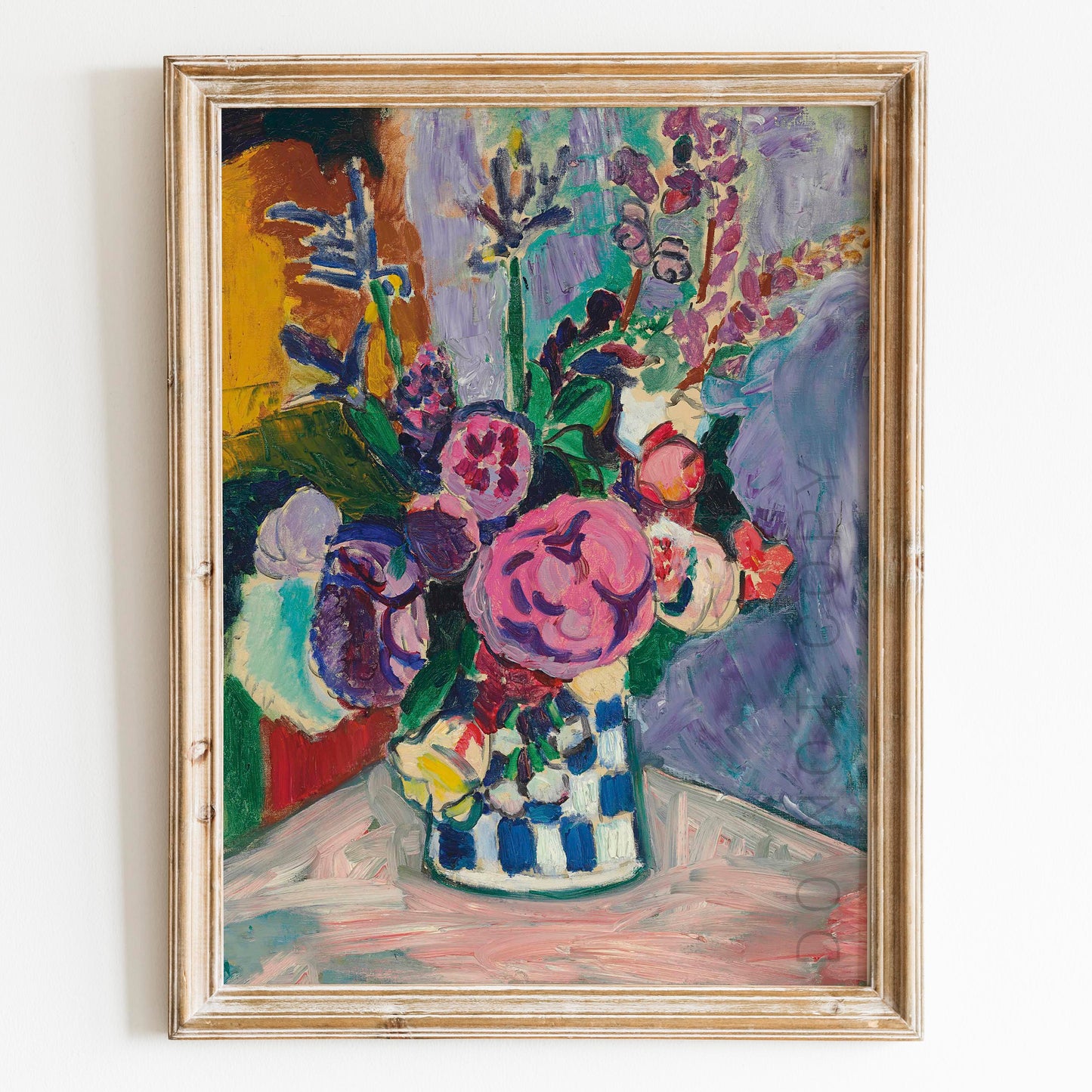 Les Pivoines - Still Life of Peonies in a Vase 1907 by Henri Matisse
