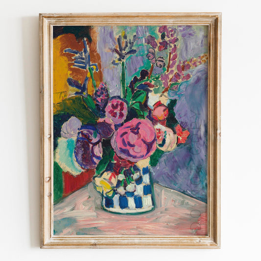 Les Pivoines - Still Life of Peonies in a Vase 1907 by Henri Matisse