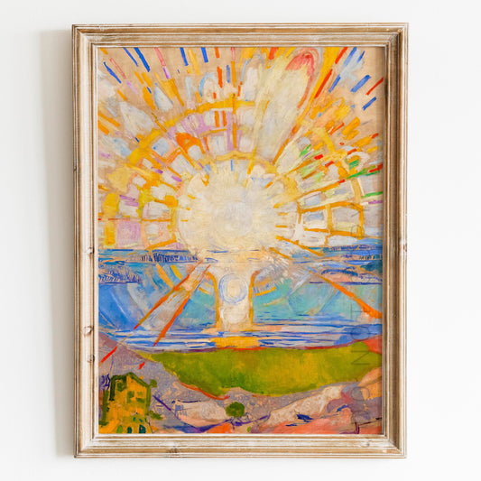 The Sun by Edvard Munch