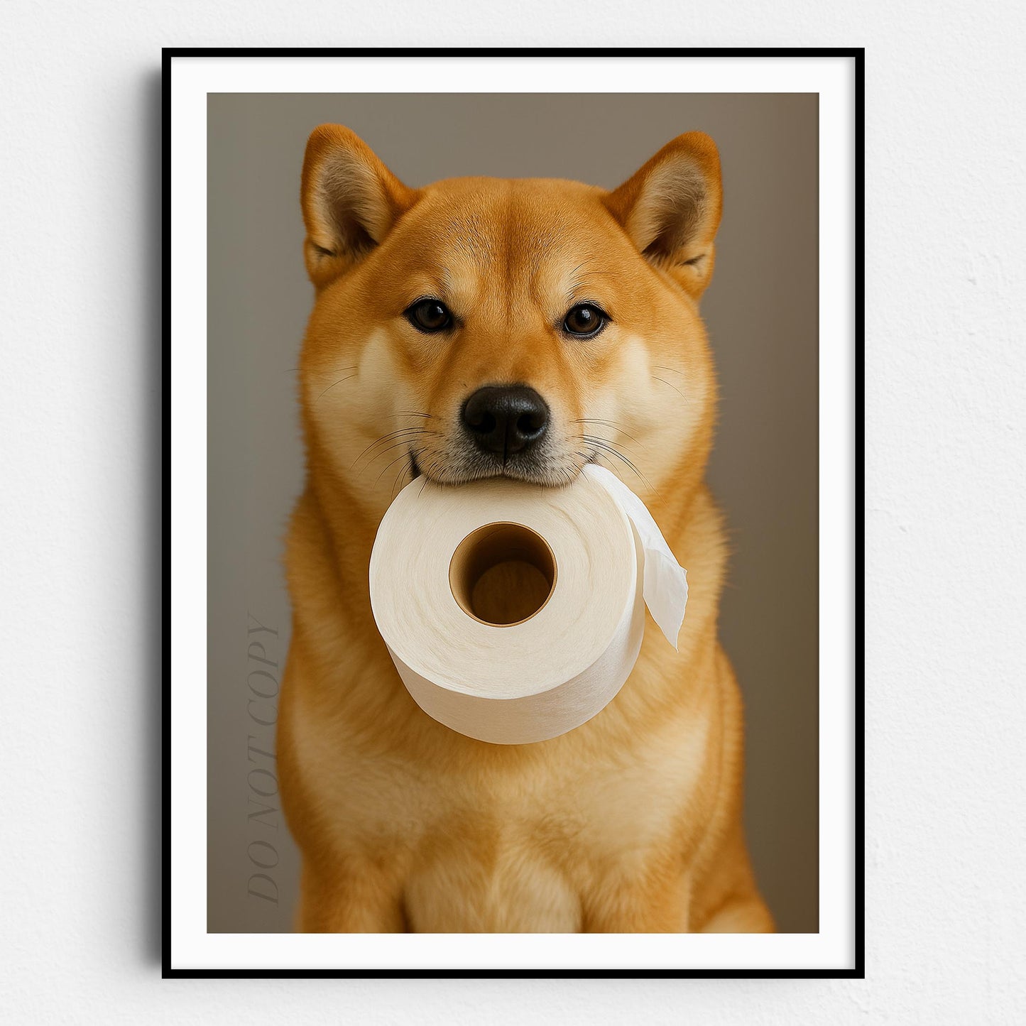 Shiba Inu Dog Toilet Paper