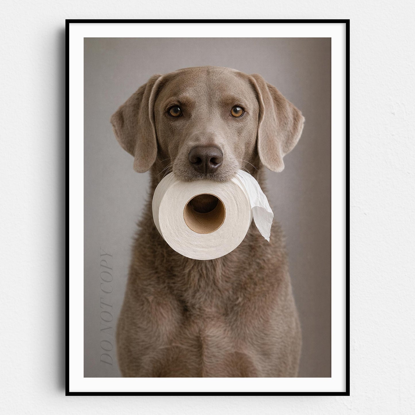Weimaraner Dog Toilet Paper