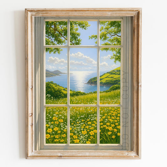 Window To The Ocean Coast
