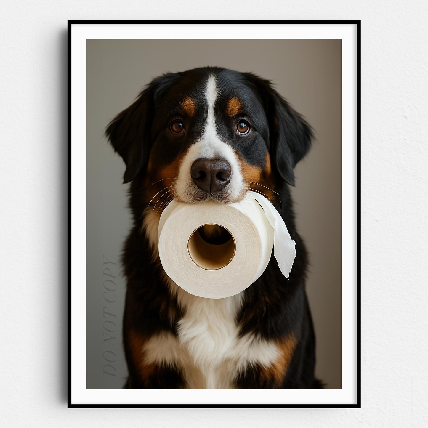 Bernese Mountain Dog Toilet Paper