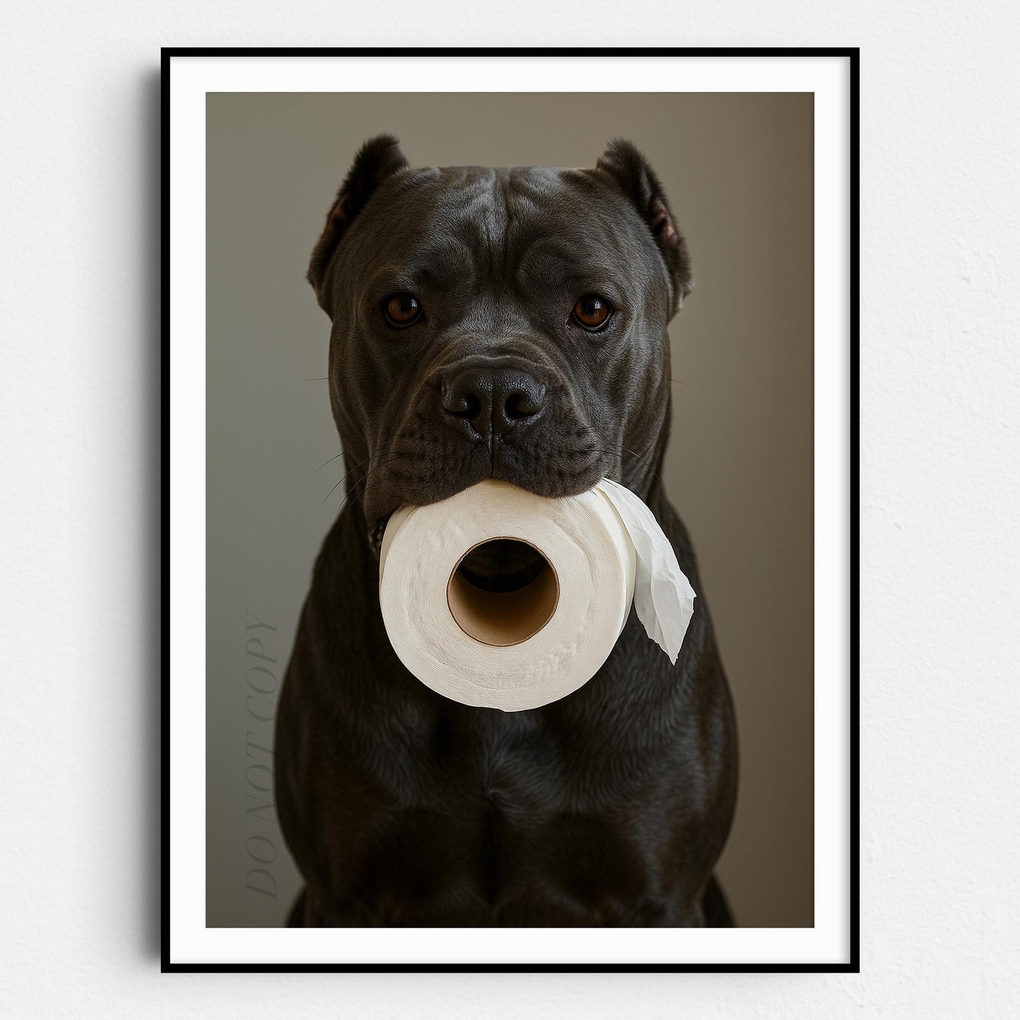 Cane Corso Dog Toilet Paper
