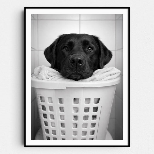 Black Labrador Dog Laundry