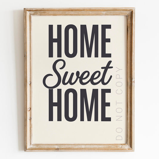 Home Sweet Home Sign