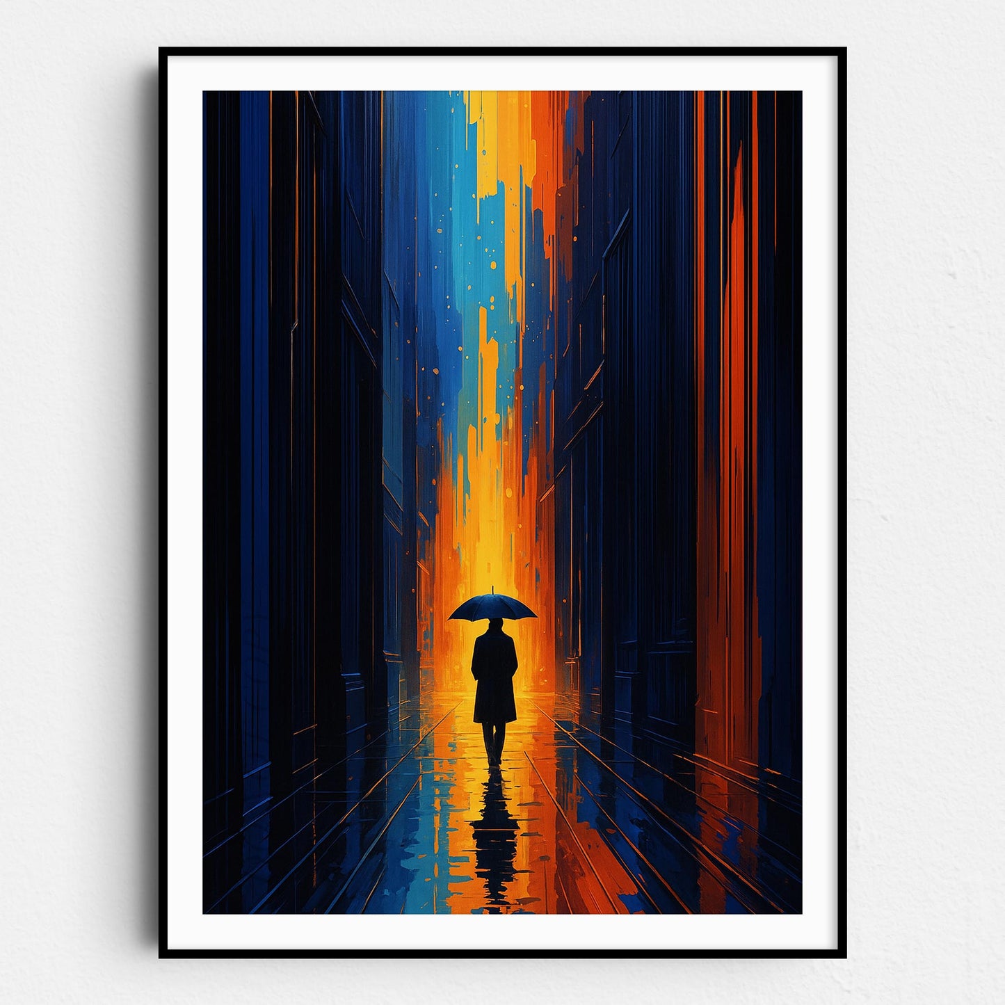 Rainy Streets Of Colors