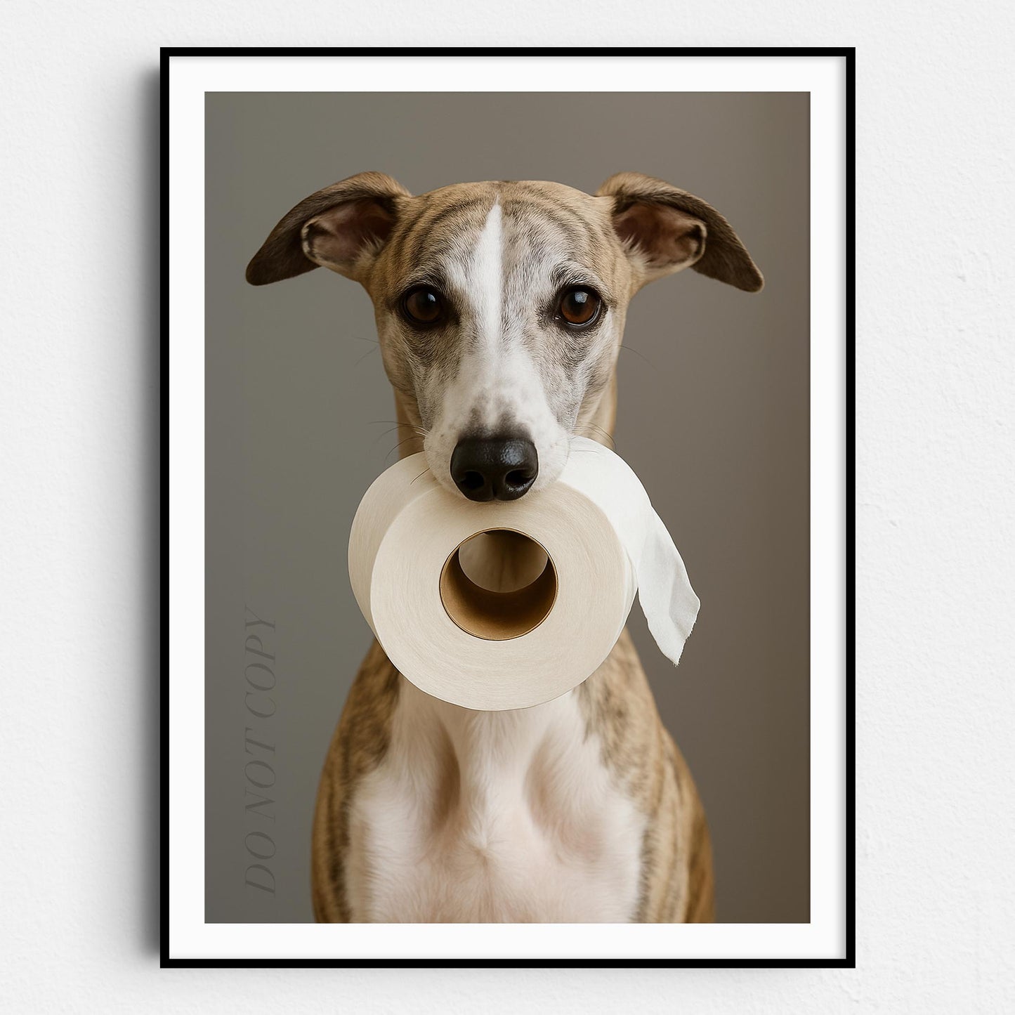 Whippet Dog Toilet Paper