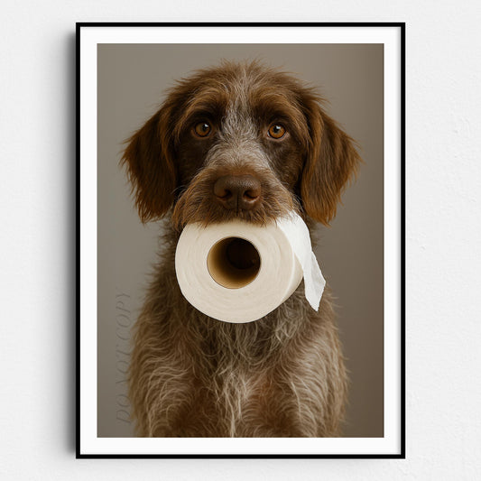 Wirehaired Pointing Griffon Dog Toilet Paper