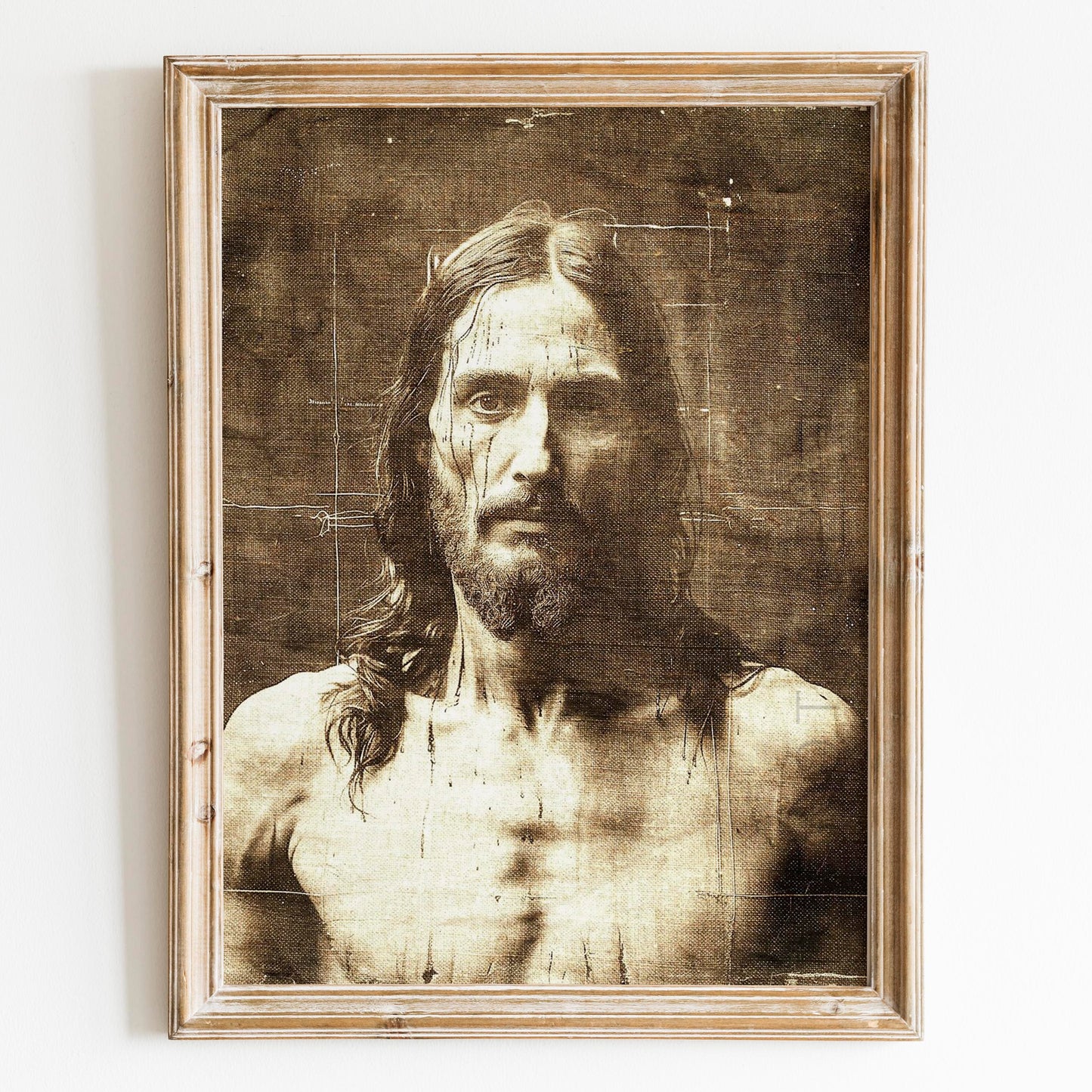 Shroud of Turin Face of Jesus Christ of Nazareth